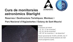 Curso de Monitores Starlight Montsec Aigestortes
