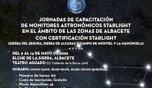 Las zonas Starlight de Albacete acogen el XX Curso de Monitores Astronmicos Starlight