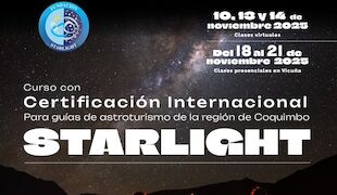 Curso con Certificacin Internacional Para guas de Astroturismo de la regin de Coquimbo