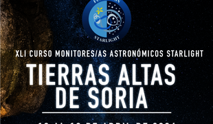 Curso Monitores Astronmicos Starlight para Tierras Altas de Soria  del 13 al 18 de abril de 2026