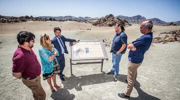 The Starlight Foundation collaborates in the implementation of 7 astrovolcanic interpretative tables on El Teide