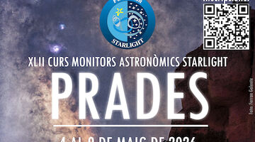Curso Monitores Astronmicos Starlight para Prades  del 4 al 11 de mayo de 2026