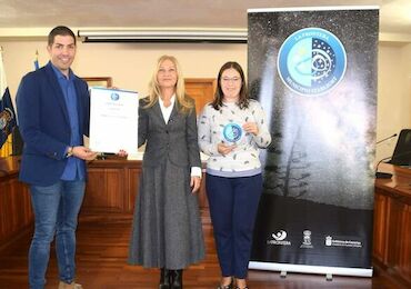 La Frontera receives the certificate of Starlight Municipality