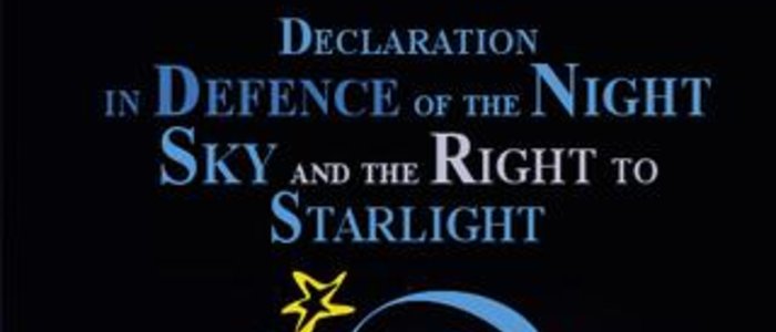 X ANNIVERSARY STARLIGHT DECLARATION PRESERVING THE SKIES