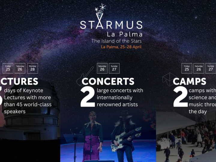 Starmus La Palma announces first round of artists lineup and program structure