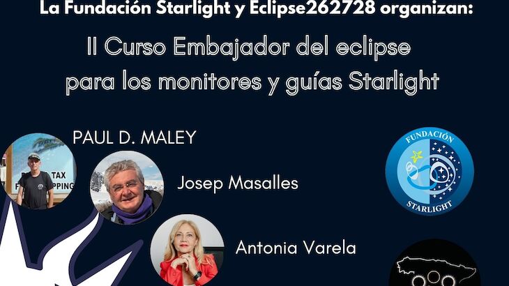 II Curso Embajador del eclipse para los monitores y guas Starlight