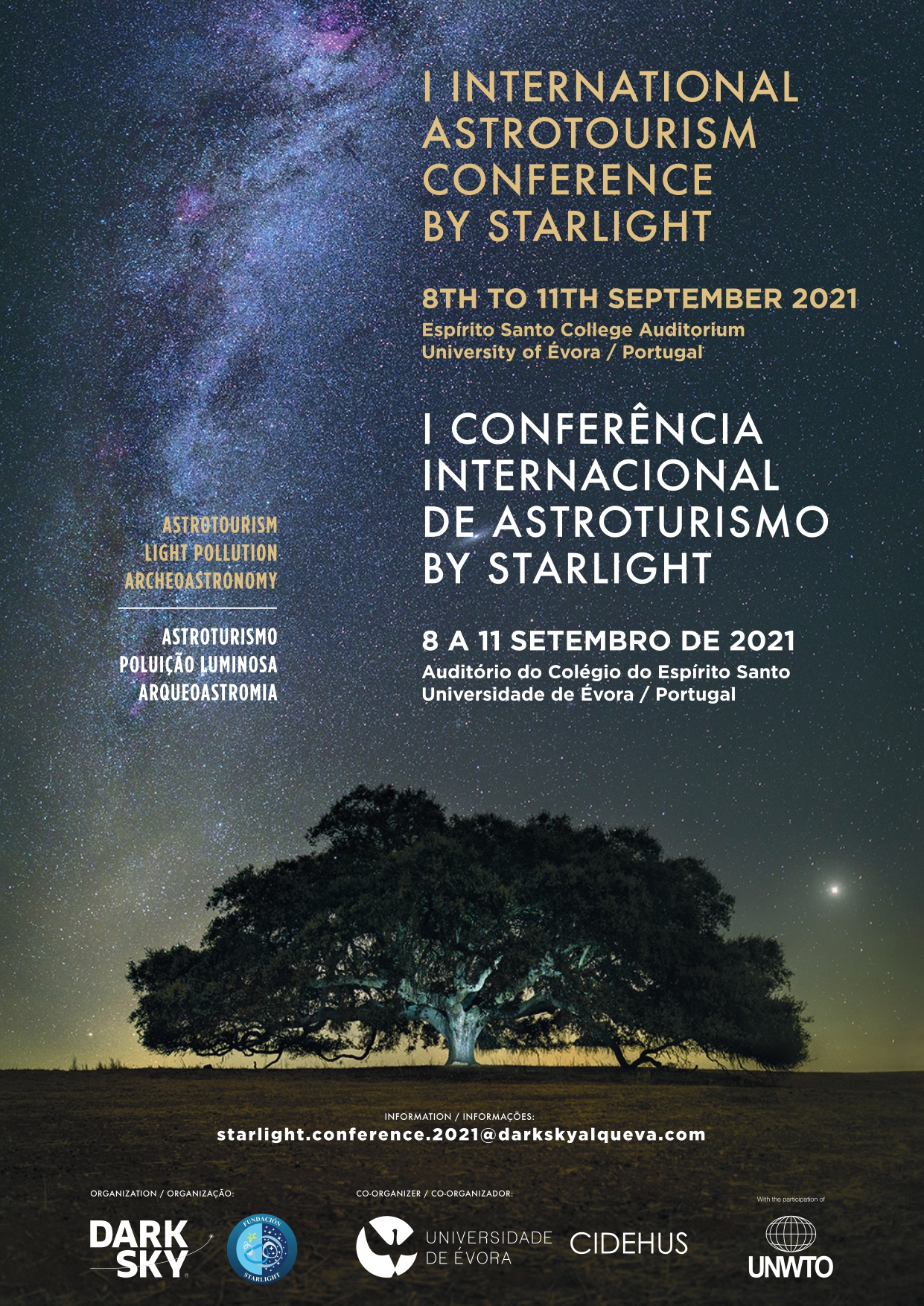 1st International Astrotourism Conference by Starlight
