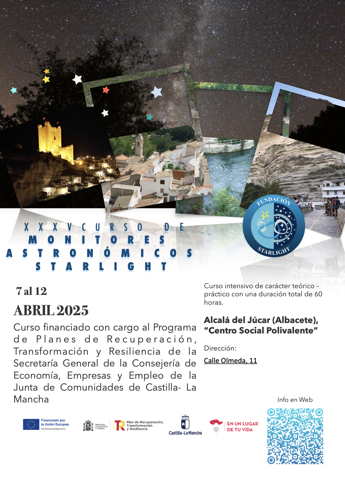 Curso Monitores Astronómicos Starlight  Albacete