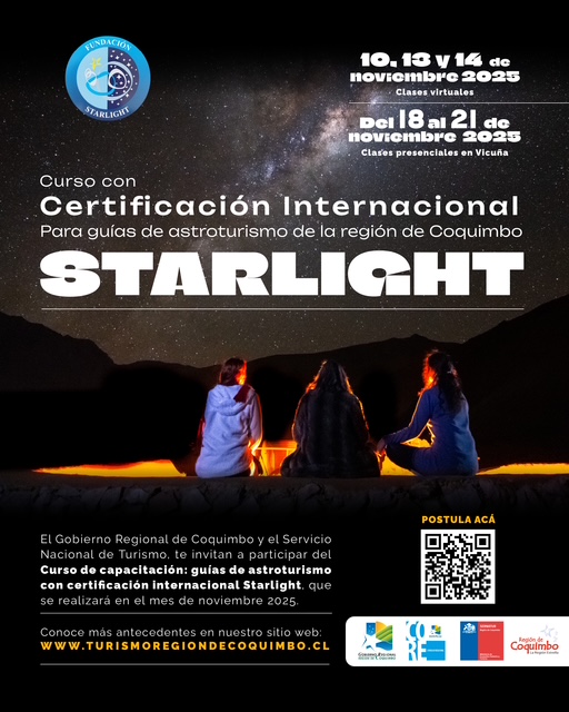 Curso con certificación Internacional para guías de astroturismo de la región de Coquimbo