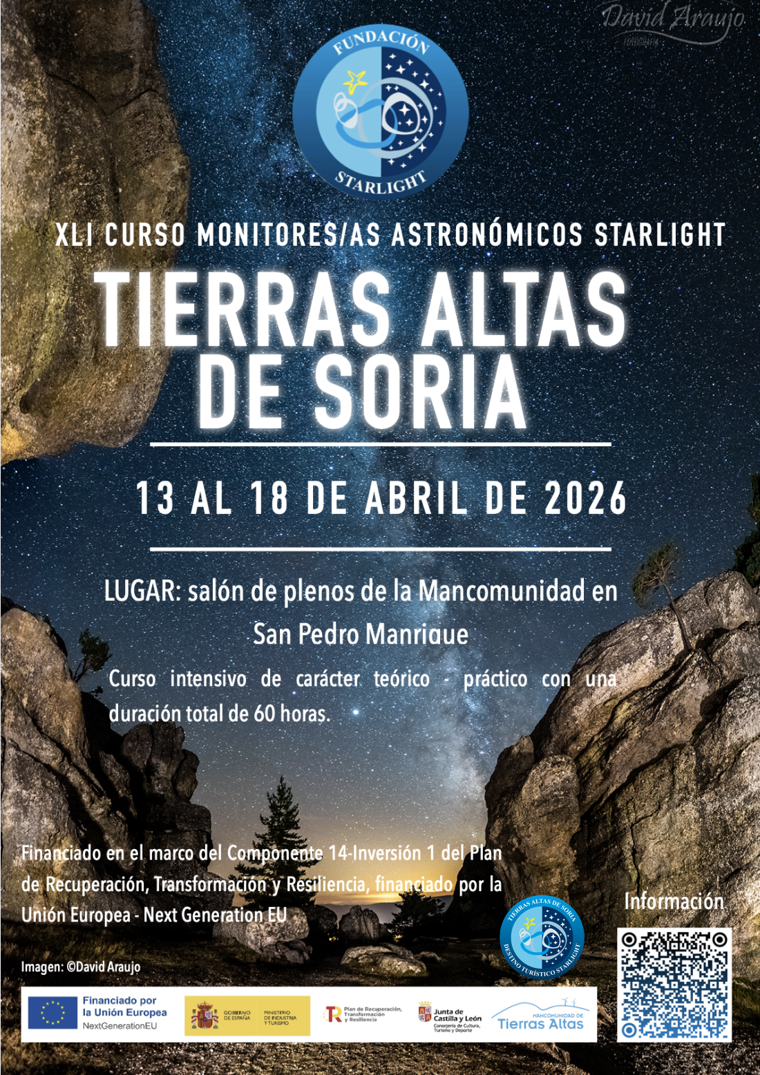 Cartel Curso Tierras Altas de Soria