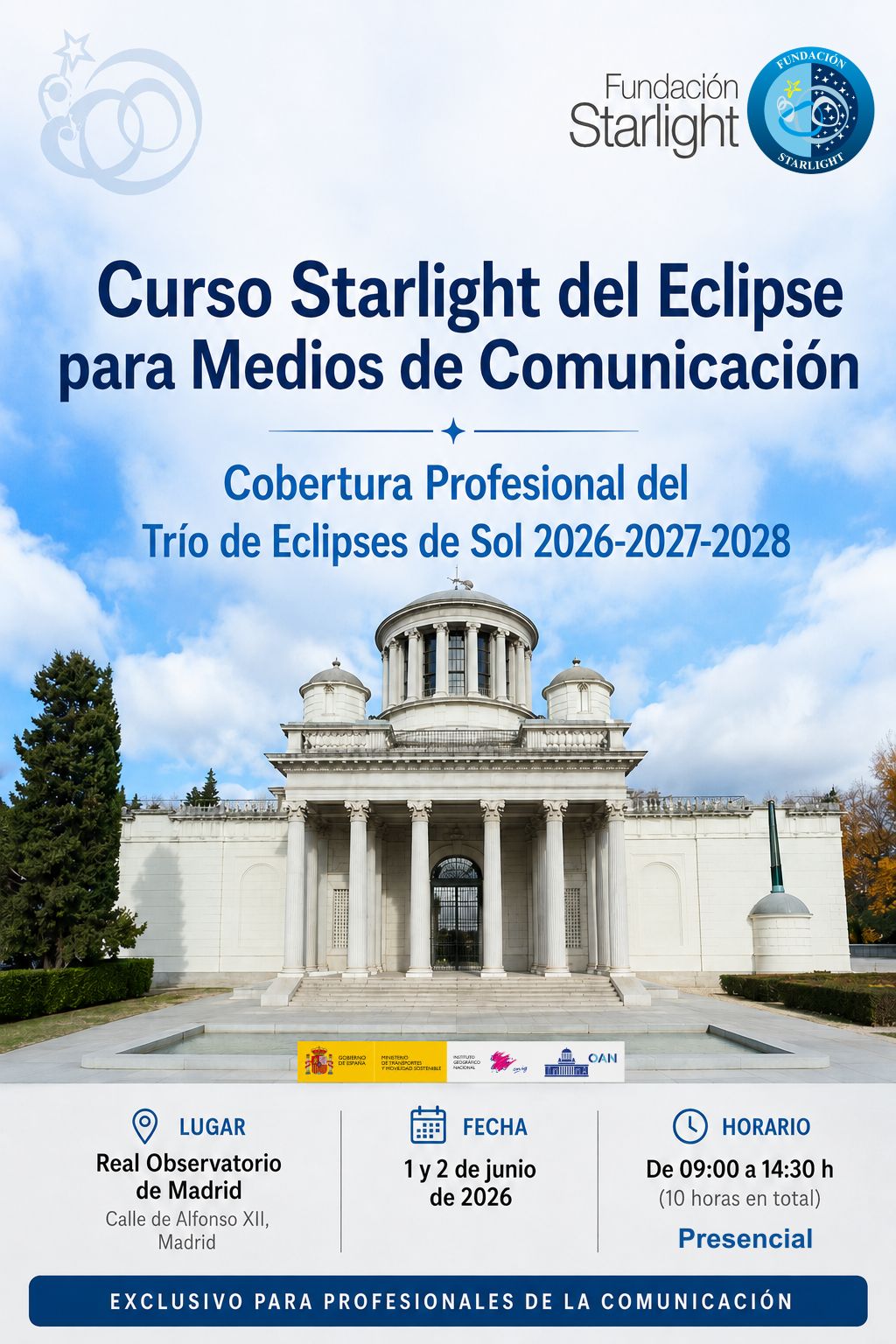 Curso Starlight Intensivo para Medios de Comunicación